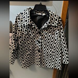 Keren Hart Speingtime Lightweight Peacoat Style Jacket Size Women's Large